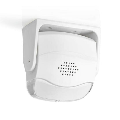 Nedis Motion Detection Alarm | Battery Powered | 3x AAA/LR03 | 80 dB | Detector range: 1.10 m | Detector angle: 10 ° | Ceiling / Wall | White
