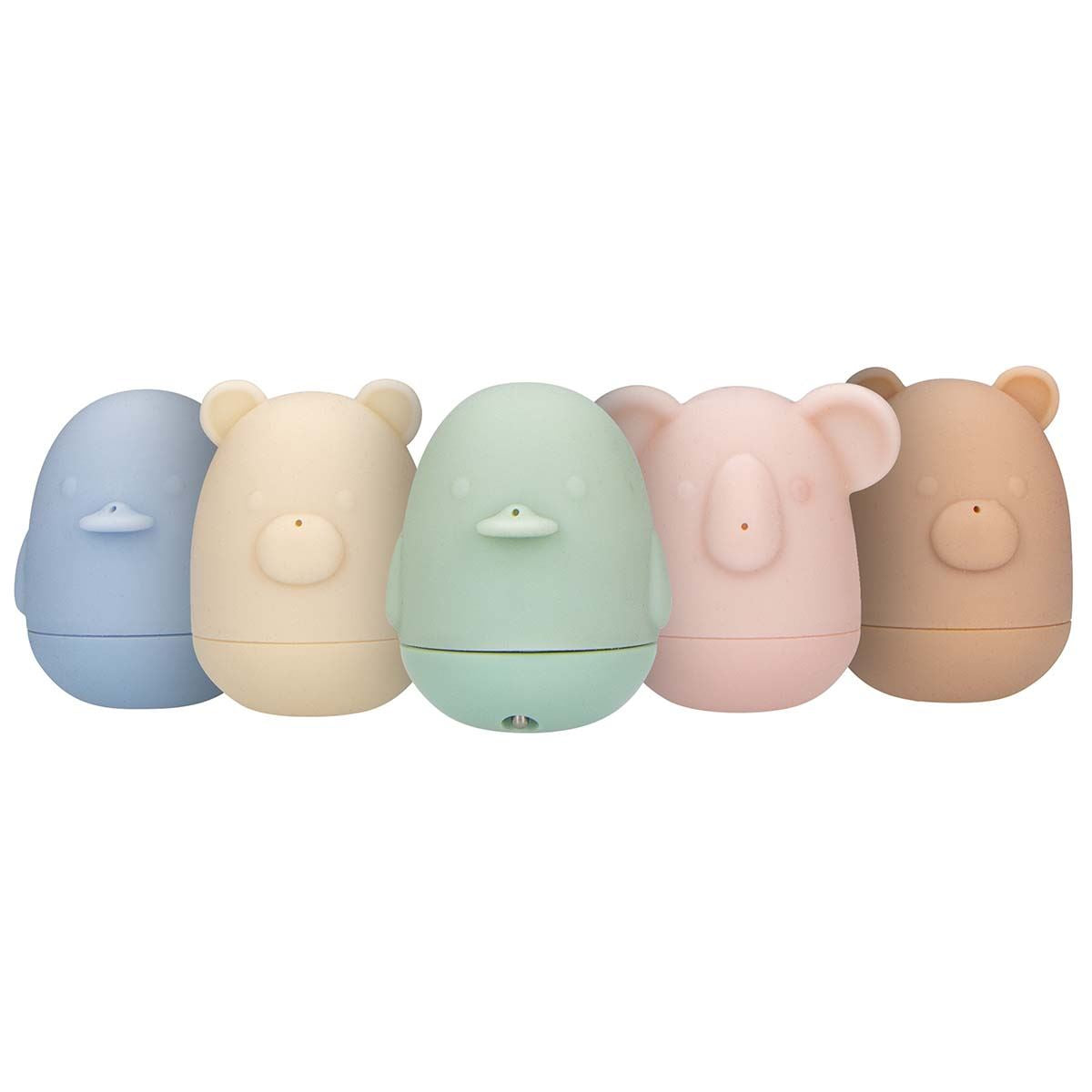 Alecto BT-5 | Set of Five Colourful Bath Toys with Thermometer | For Babies and Children