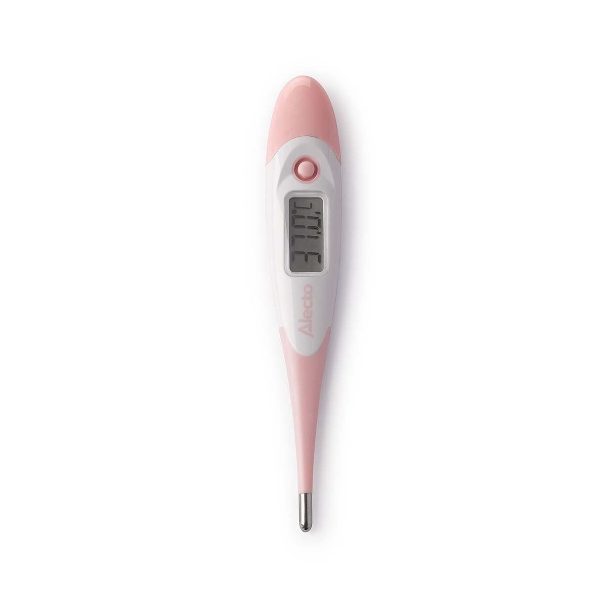 Alecto LCD Digital Medical Adult/Kids/Baby Thermometer | Pink