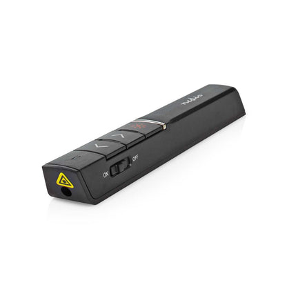 Nedis Presenter | Laser pointer range up to: 100 m | Wireless range up to: 30 m | Black