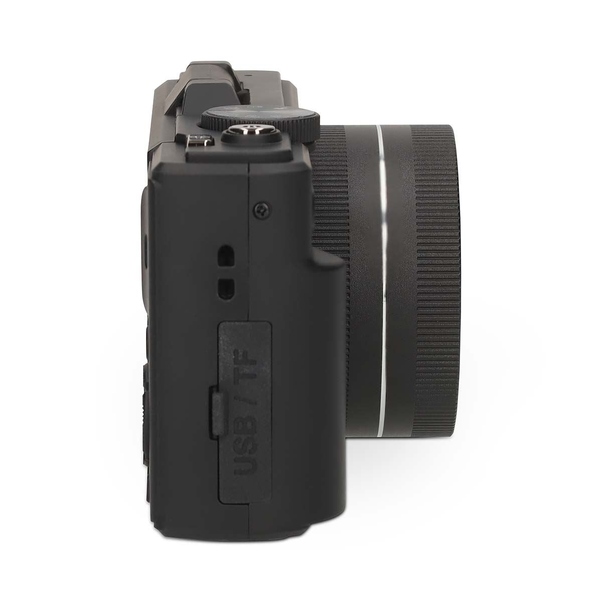 Nedis PCAM2570BK | Digital Photo Camera | Flip Screen | 75 MPixel | 5K@15fps | 16 MP | Black