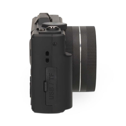 Nedis PCAM2570BK | Digital Photo Camera | Flip Screen | 75 MPixel | 5K@15fps | 16 MP | Black