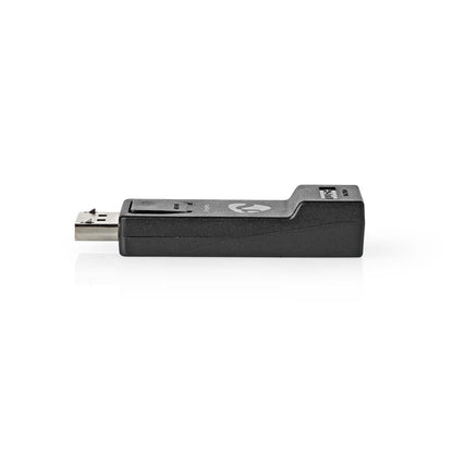 Nedis DisplayPort Adapter | DisplayPort Male | HDMI™ Output | 1080p@60Hz | Nickel Plated | Straight | Round | ABS | ABS | Black | Box