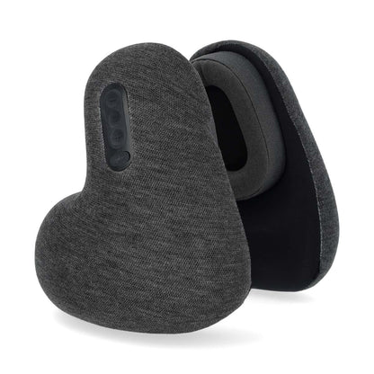 Nedis Wireless Over-Ear Headphones | Travel pillow | Maximum battery play time: 11 hrs | Built-in microphone | Press Control | Voice control support | Volume control | Anthracite