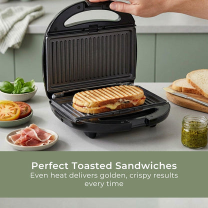 MELISSA Series Sandwich Maker | 3 Plate Set | 850W | Black