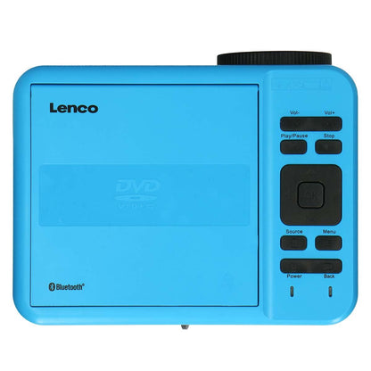 Lenco LCD Projector with DVD player and Bluetooth® Blue