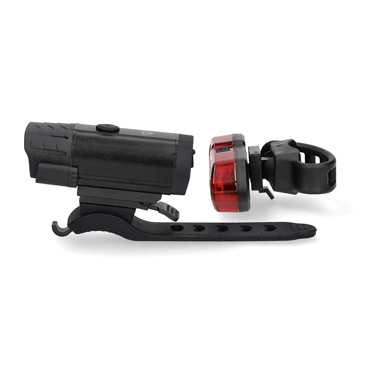 Nedis Bicycle Light | Battery Powered | 5 V DC | 3 W | Batteries included | Rechargeable | 400 lm | 4.5 lm | 100 m | 110 °