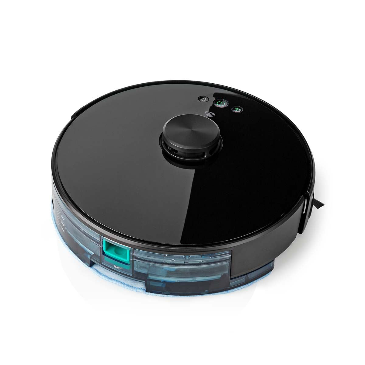 Nedis SmartLife Robot Vacuum Cleaner | Laser Navigation | Wi-Fi | Capacity collection reservoir: 0.6 l | Automatic charging | Maximum operating time: 2 hrs | Black | Android™ / IOS