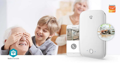 Nedis Fall Detector | Wi-Fi | Detection range: 7 m | Effective field of view (horizontal): ±45° | Effective field of view (vertical): ±45° | IP54 | White