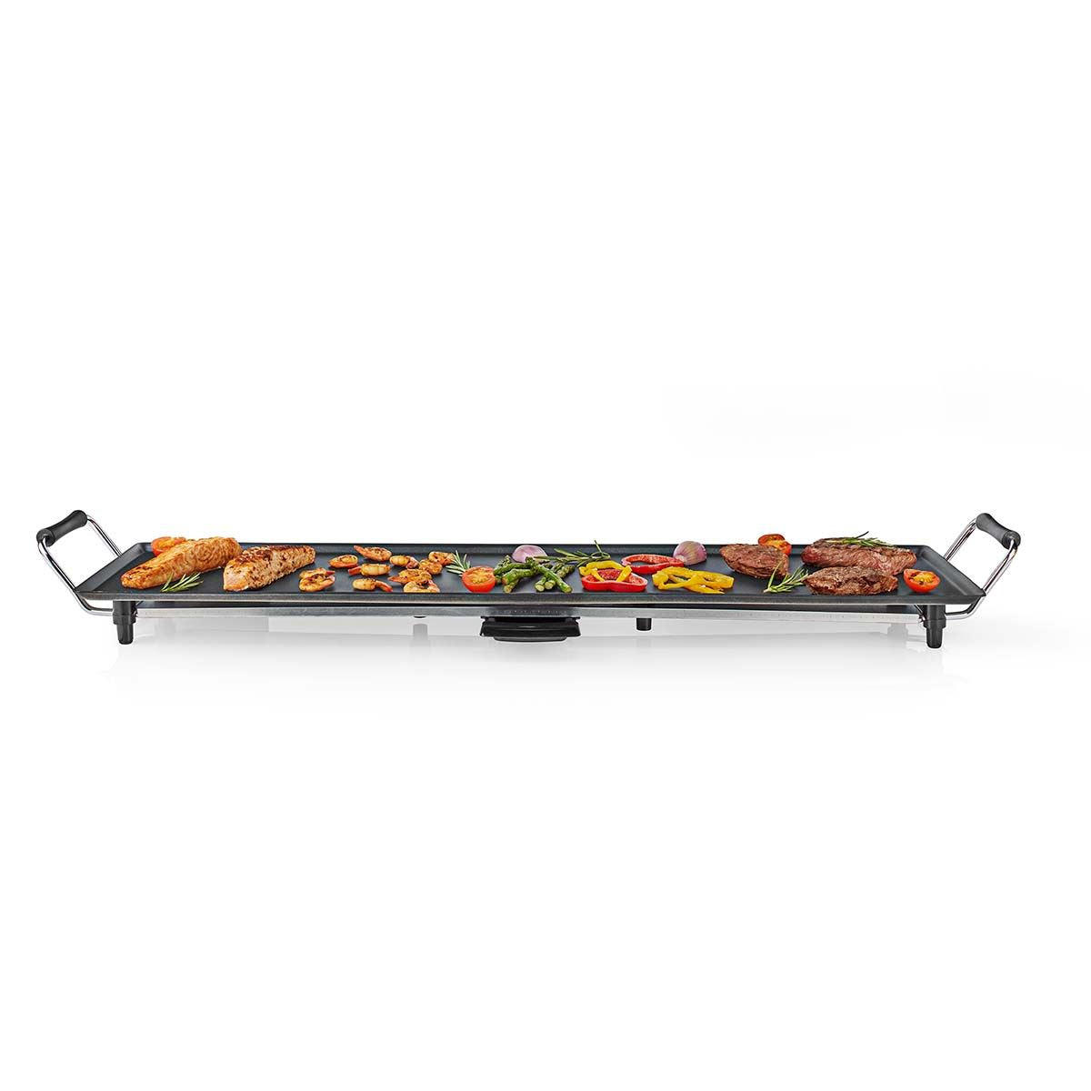 Nedis Teppanyaki Table Grill | Baking surface ( l x w ): 90 x 23 cm | 5 Heat Settings