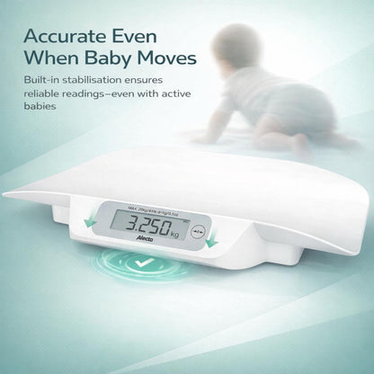 Alecto BC-30 | Digital Baby Weighing Scales, Personal Scale - Up to 20 kg with Carry Case