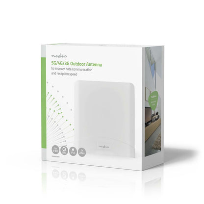 Nedis 5G / 4G / 3G Antenna | 5G | Indoor & Outdoor | 698-5000 MHz | Gain: 6 dB | 2.50 m | White