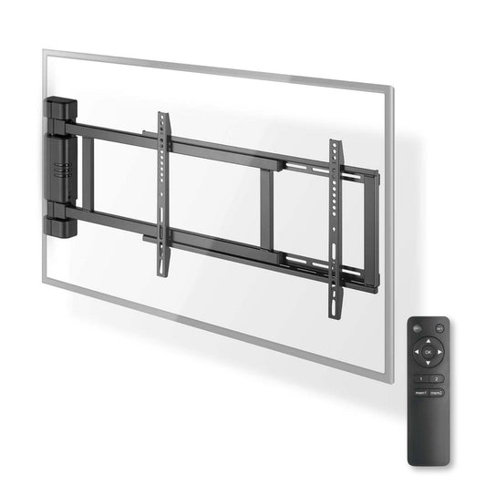 Nedis Motorised TV Wall Mount | 32 - 75 " | Maximum supported screen weight: 50 kg | Rotatable | Minimum wall distance: 56 mm | Remote controlled | ABS / Steel | Black