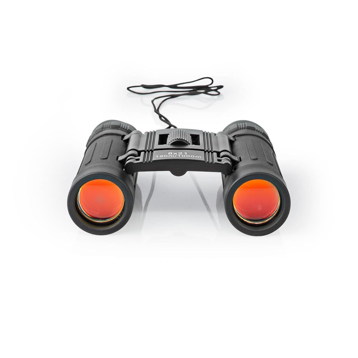 Nedis Binocular | Magnification: 8 x | Objective lens diameter: 21 mm | Field of view: 128 m | Travel bag included | Black