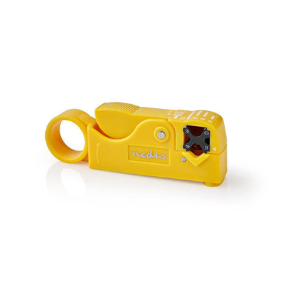 Nedis CSGG49510YE | Cable Stripping Plier | Stripping Tool | PVC / Steel | Black / Yellow