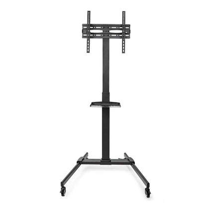 Nedis TV Floor Stand | 32 - 55 " | Maximum supported screen weight: 35 kg | Premium Column Design | Adjustable pre-fixed heights | Snap-lock | Steel | Black