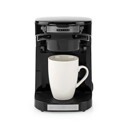 Butler Compact Coffee Maker | Filter Coffee | 2 Porcelain Cups | 0.25 l | 450 W | Auto Shut-off | Black