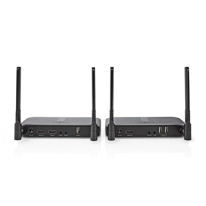 Nedis Wireless HDMI™ Transmitter | Wi-Fi | 5.15 - 5.85 MHz | 100.0 m (line of sight) | Maximum resolution: Full HD 1080p | 6.75 Gbps | IR Return function | ABS | Anthracite