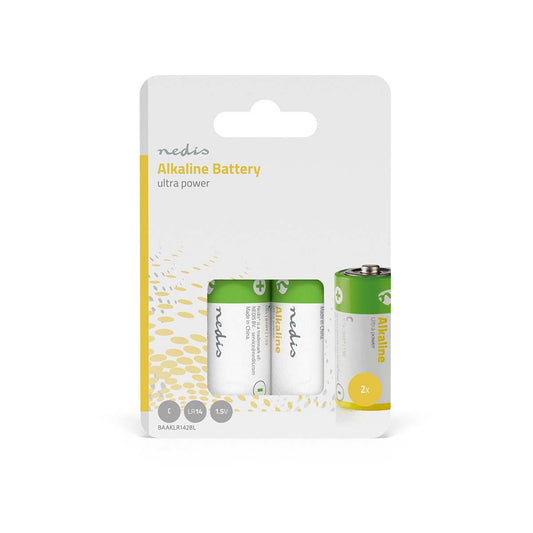 Nedis Alkaline Battery C | 1.5 V DC | 2-Pack