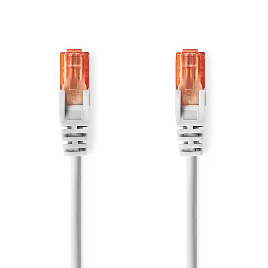 Nedis CCGL85200GY150 | CAT6 Network Cable | RJ45 Male | RJ45 Male | U/UTP | 15.0 m | Round | PVC | Grey | Label