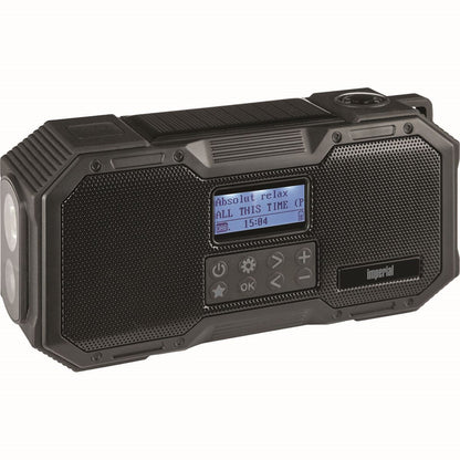 Imperial DABMAN OR 1 Robust DAB+ / FM / Bluetooth Outdoor Radio / Crank Radio Black