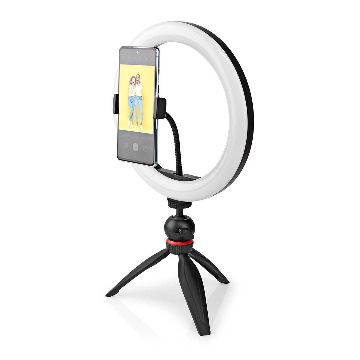 Nedis Ring Light | 10 inch | 120 LED's | 2700 - 6700 K | Tripod | Black