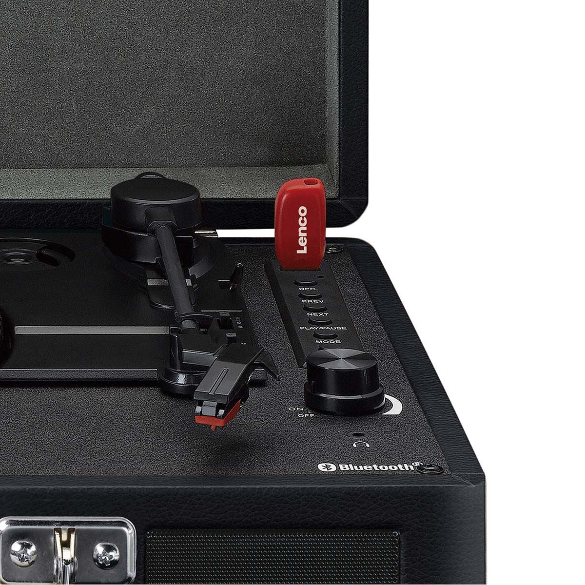 Lenco TT-115BK | Bluetooth® Turntable with built-in speakers Black