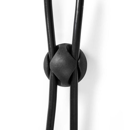 Nedis CMGC20026BK | Cable Management | Cable Clip | Click and Go | 6 pcs | Number of slots: 2 Slots | Maximum cable thickness: 5.3 mm | TPE | Black