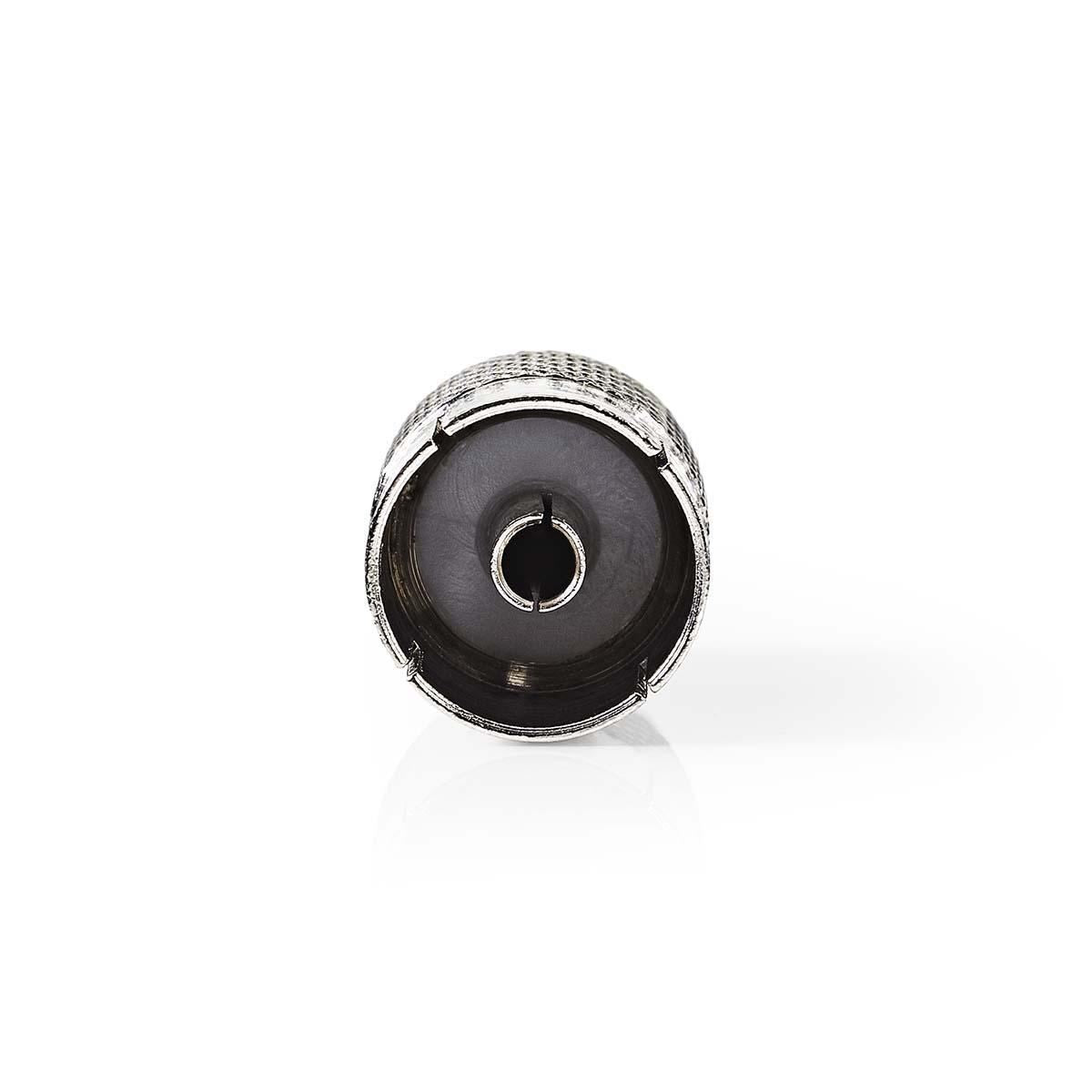 Nedis Satellite & Antenna Adapter | IEC (Coax) Male | IEC (Coax) Female | Nickel Plated | 75 Ohm | Straight | Metal | Silver | 1 pcs | Envelope