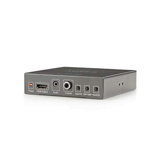Nedis HDMI™ Converter | SCART Female | HDMI™ Output / 1x 3.5 mm sound out / 1x Digital Audio | 1-way | 1080p | 1.65 Gbps | Aluminium | Anthracite