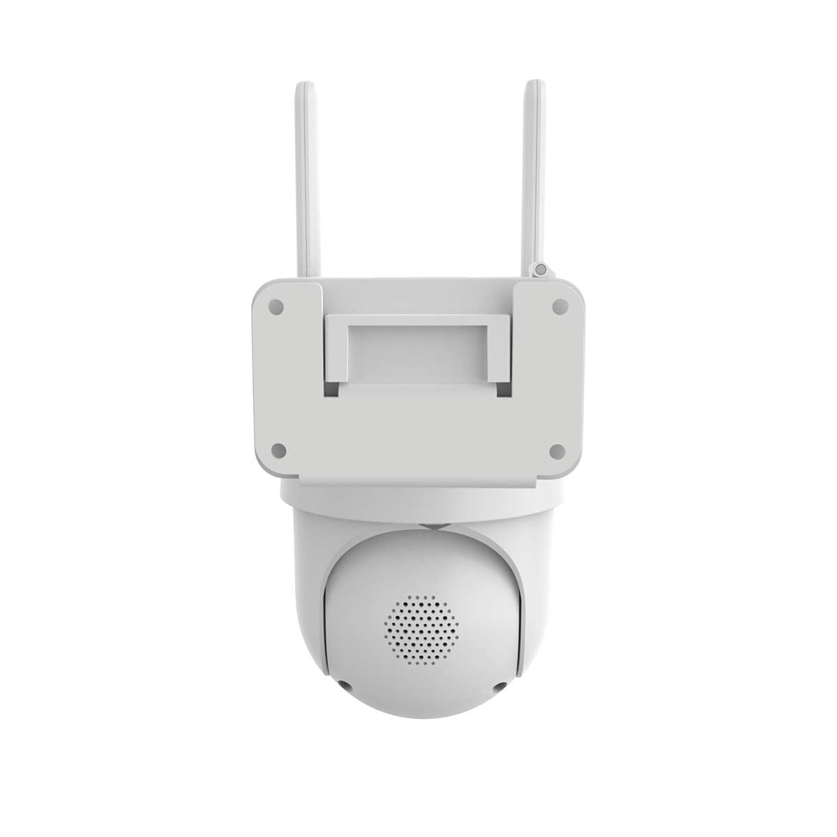 Nedis SmartLife Outdoor Camera | Spotlight | 3MP Full HD 1296p | Pan tilt | IP65 | Max. battery life: 3 Months | Cloud Storage (optional) / microSD (not included) | 5 V DC | With motion sensor | Night vision | White