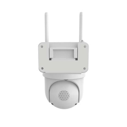 Nedis SmartLife Outdoor Camera | Spotlight | 3MP Full HD 1296p | Pan tilt | IP65 | Max. battery life: 3 Months | Cloud Storage (optional) / microSD (not included) | 5 V DC | With motion sensor | Night vision | White