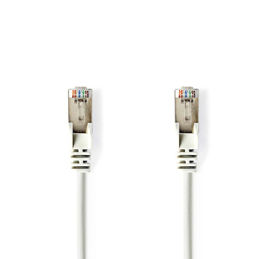 Nedis CAT5e Network Cable | SF/UTP | RJ45 Male | RJ45 Male | 20.0 m | Round | PVC | White | Polybag