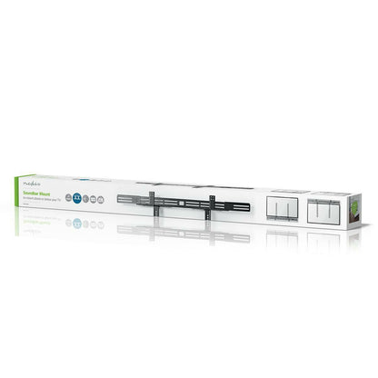 Nedis Soundbar Mount | Compatible with: Universal | Attached to the TV | 10 kg | Depth Adjustment | Steel | Black