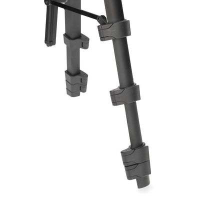 Nedis Tripod | Maximum load capacity: 3 kg | Minimum working height: 41.5 cm | Maximum working height: 160 cm | 5 Segments | Pan & Tilt | Travel bag included | ABS / Aluminium | Black