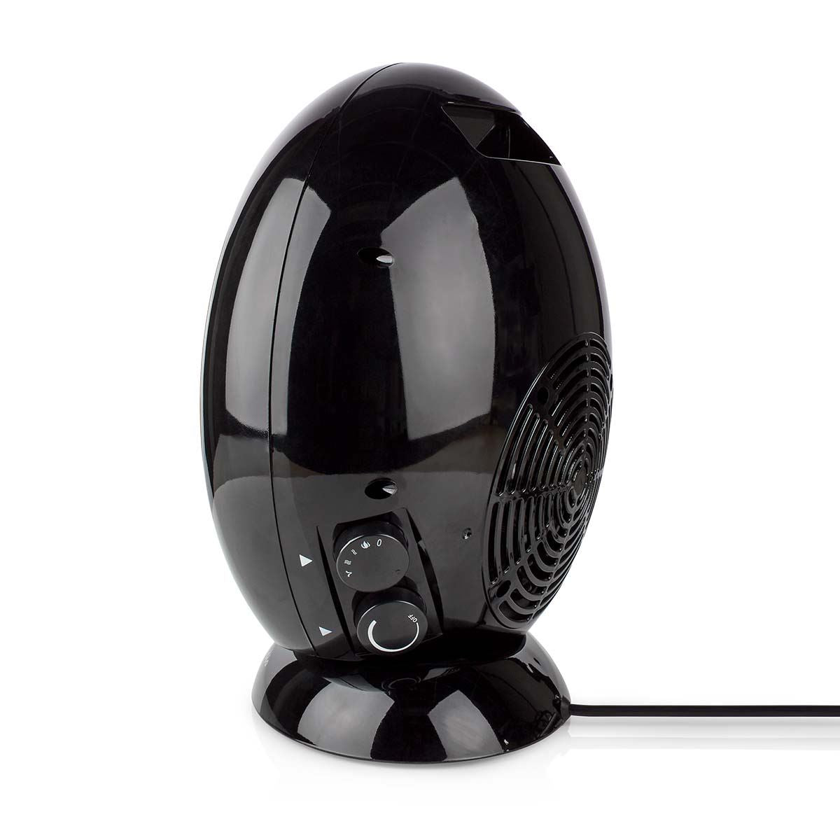 Nedis Ceramic PTC Fan Heater | 1000 / 1500 W | 2 Heat Modes | Adjustable thermostat | Rotates automatically | Overheating protection | Fall over protection