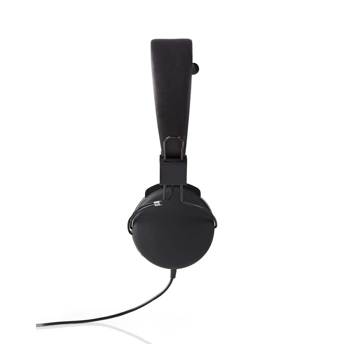 Nedis On-Ear Wired Headphones | 3.5 mm | Cable length: 1.20 m | Black