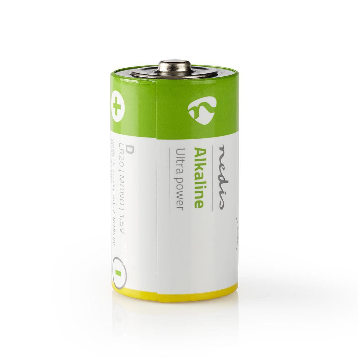 Nedis Alkaline Battery D | 1.5 V DC | 2-Pack