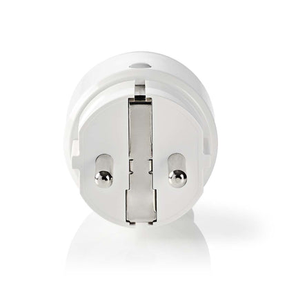 Nedis SmartLife Smart Plug | Wi-Fi | IP21 | Power meter | 2500 W | Plug with earth contact / Type F (CEE 7/7) | -10 - 40 °C | Android™ / IOS | White | 1 pcs