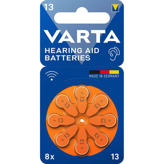 Varta Hearing Aid Batteries Type 13 8-Blister