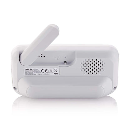 Alecto DVM2028 | Baby Monitor with Camera 2.8-inch Display - Night vision, Temperature Display, 19 hours Standby Time | White / Grey