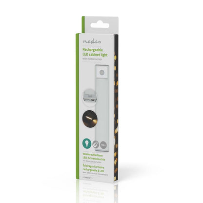 Nedis Cabinet Light | 110 lm | Rechargeable | 1100 mAh | Motion Sensor | 10 hrs | 5 V DC