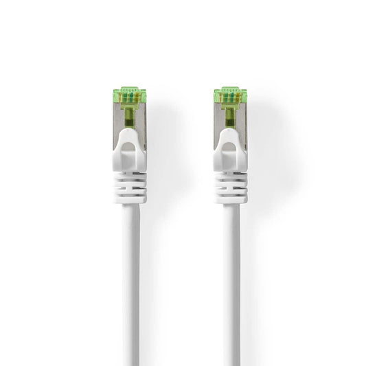 Nedis CAT7 Network Cable | S/FTP | RJ45 Male | RJ45 Male | 10.0 m | Snagless | Round | LSZH | White | Envelope