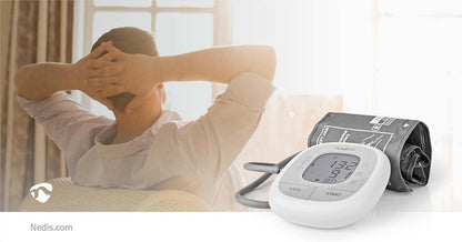 Nedis Blood Pressure Monitor | Arm | Backlight LCD Display | 22 - 42 cm | Memory slots: 60 | White