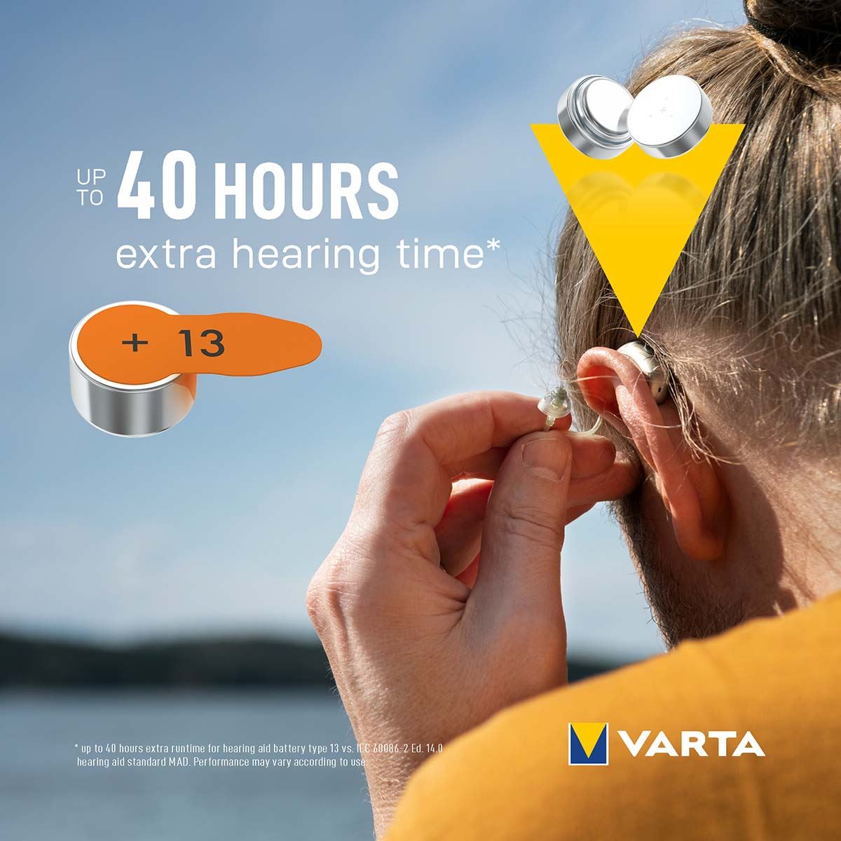 Varta Hearing Aid Batteries Type 13 6-Blister