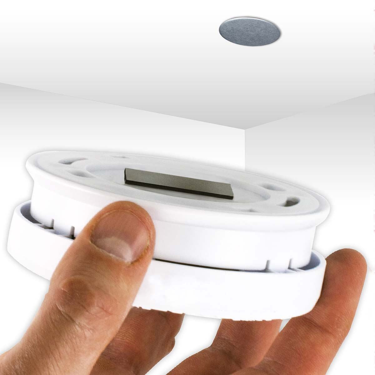 Alecto MK-2 Magnetic Mounting Kit for Smoke Detectors and Carbon Monoxide Alarms