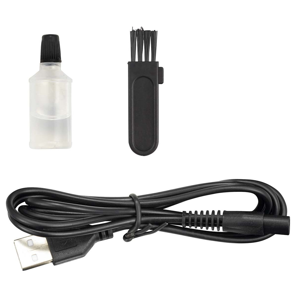 MELISSA Rechargeable Beard and Body Trimmer with Ultra-thin Razor | 4 Spacer Combs  | Black