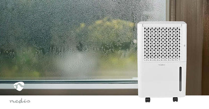 Nedis Dehumidifier | 10 l/Day | Dehumidification / Automatic / Dry laundry / Ventilation | Yes | 100 m³/h