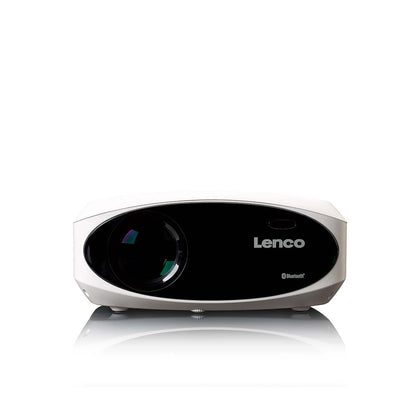 Lenco Full HD 1080P LCD projector with Bluetooth White