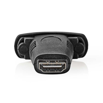 Nedis HDMI™ Adapter | HDMI™ Input | DVI-D 24+1-Pin Female | Nickel Plated | Straight | ABS | Black | 1 pcs | Box
